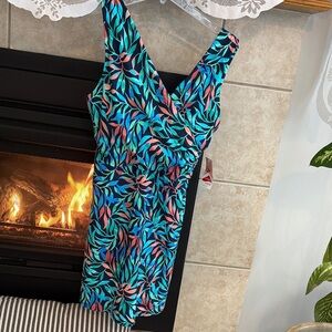 Lands' End Colorful Patterned Dress